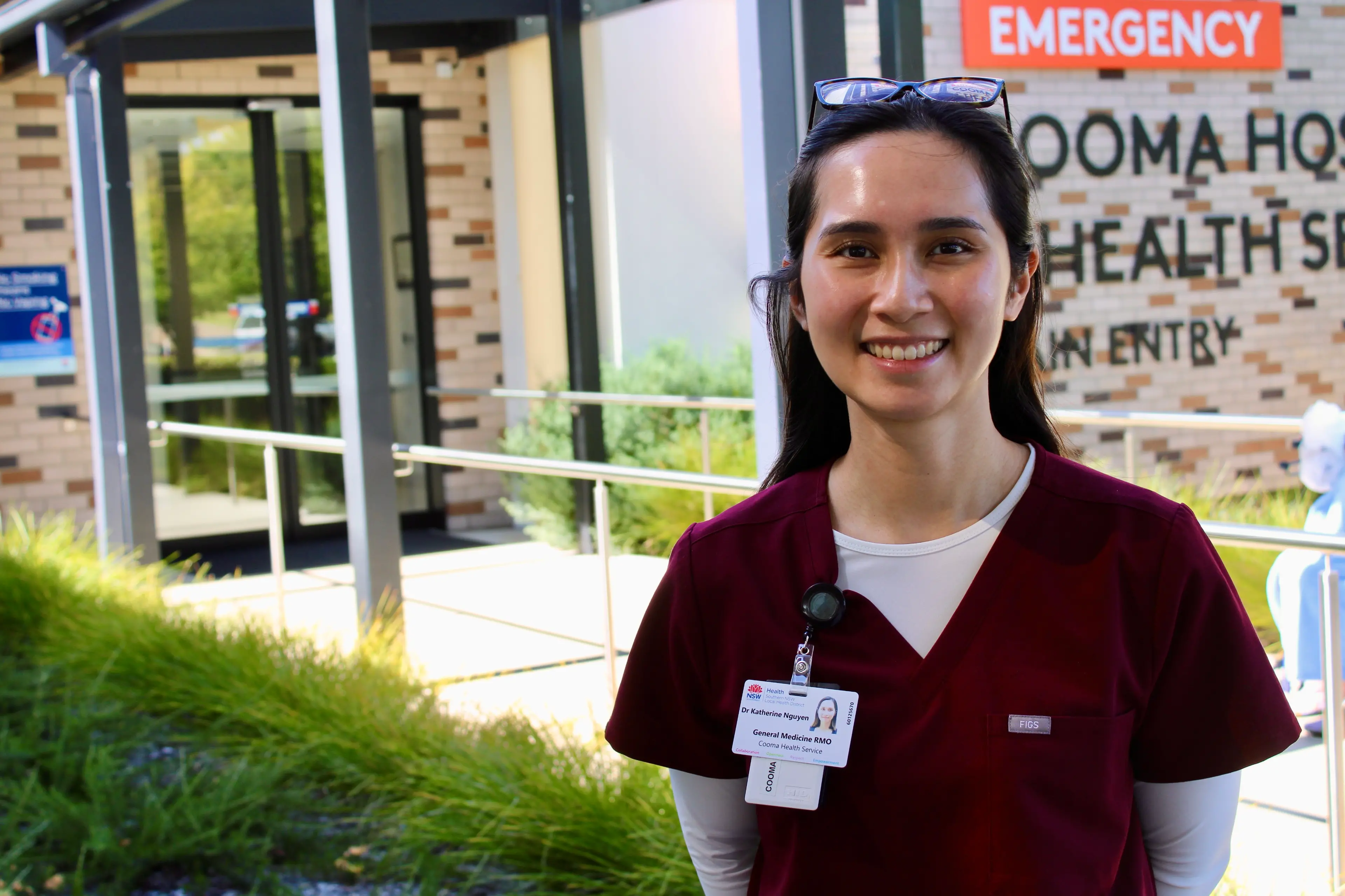 <p>JMO PROGRAM: Dr Katherine Nguyen is undertaking a three-month placement at Cooma Hospital. PHOTO: Melinda Cairns Hack</p>\\n
