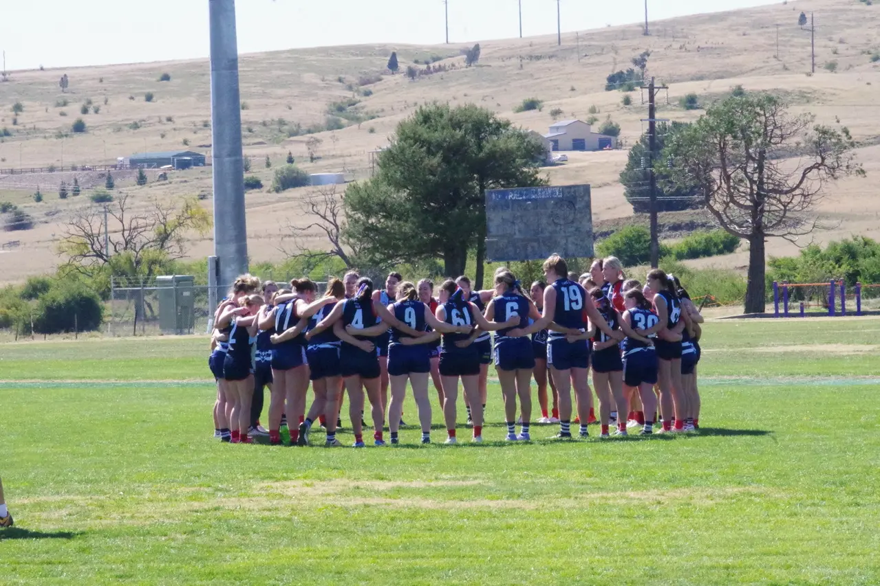 <p>WINNERS: The Southern Cats women\\'s team celebrate after securing their first victory. PHOTO: Gail Eastaway OAM</p>\\n