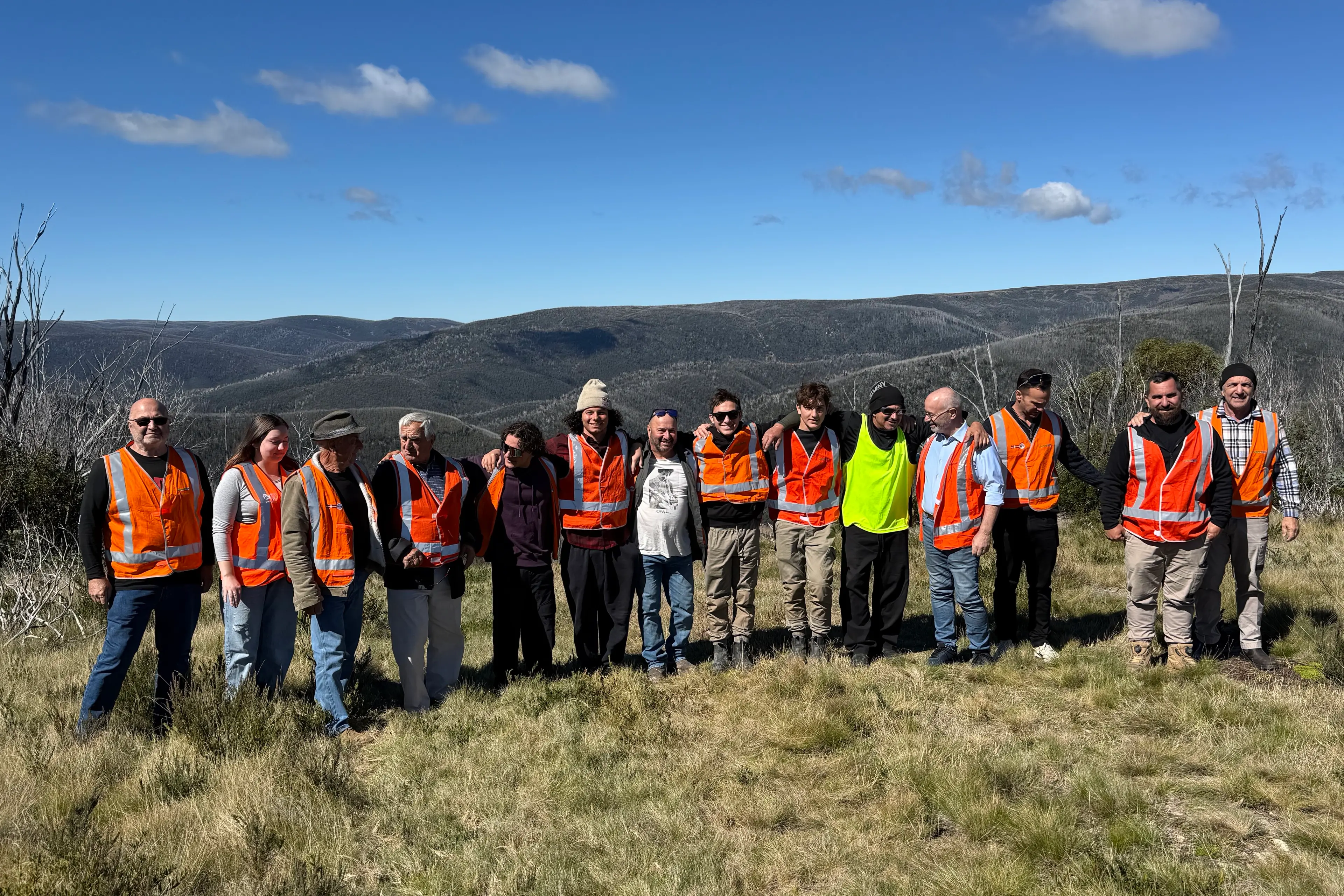 <p>MEMORY: Four generations of the Guseli family visited the Tumut 1 location where four Italians, employed by Etudes Et Enterprises, lost their lives in 1958. PHOTO: Robert Guseli</p>\\n