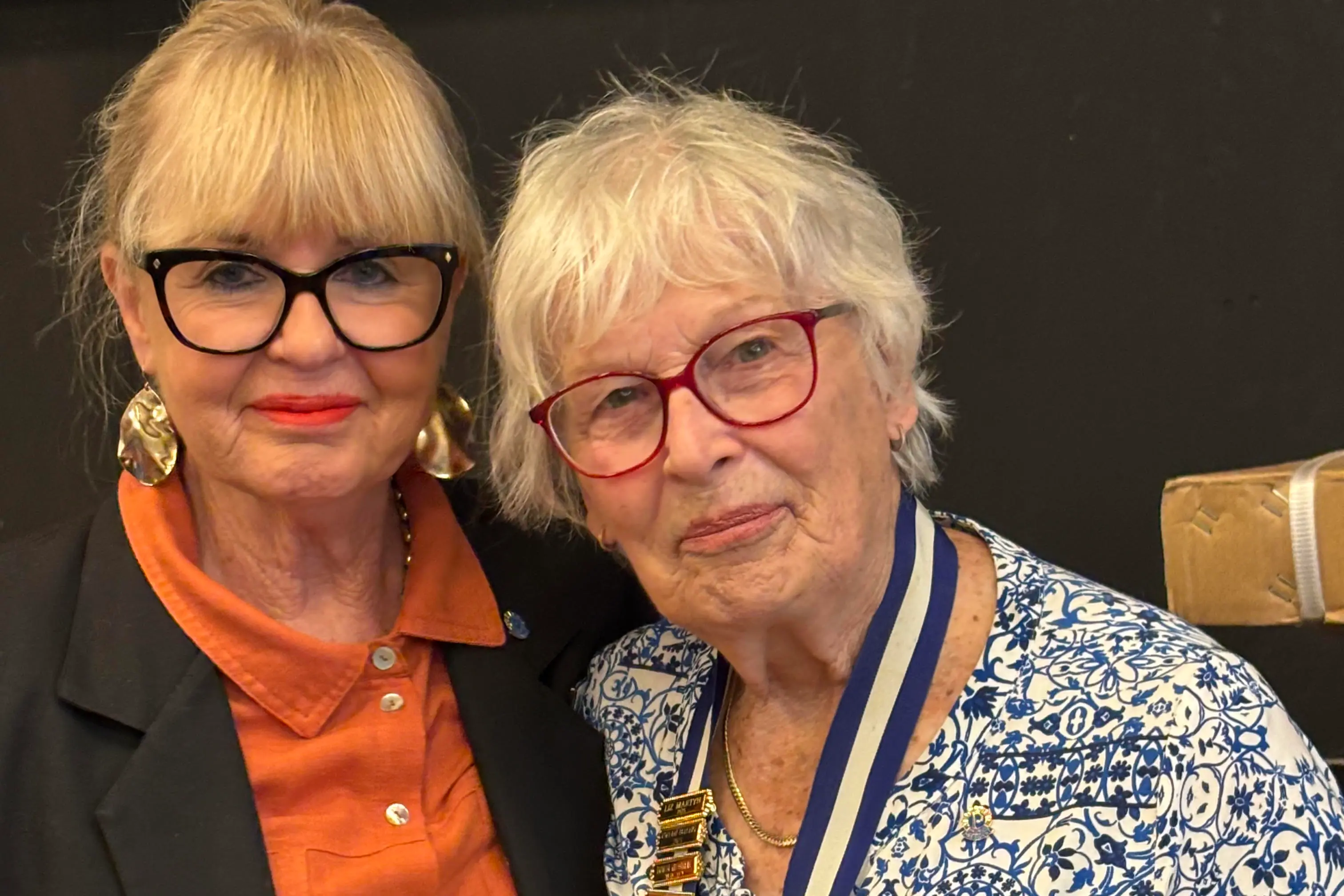 <p>CLUB: Member speaker and newly elected ice-president Elisabeth Apps, right, chats over morning tea to Margaret Wainwright, re-elected treasurer of Ladies Probus. PHOTO: Supplied</p>\\n