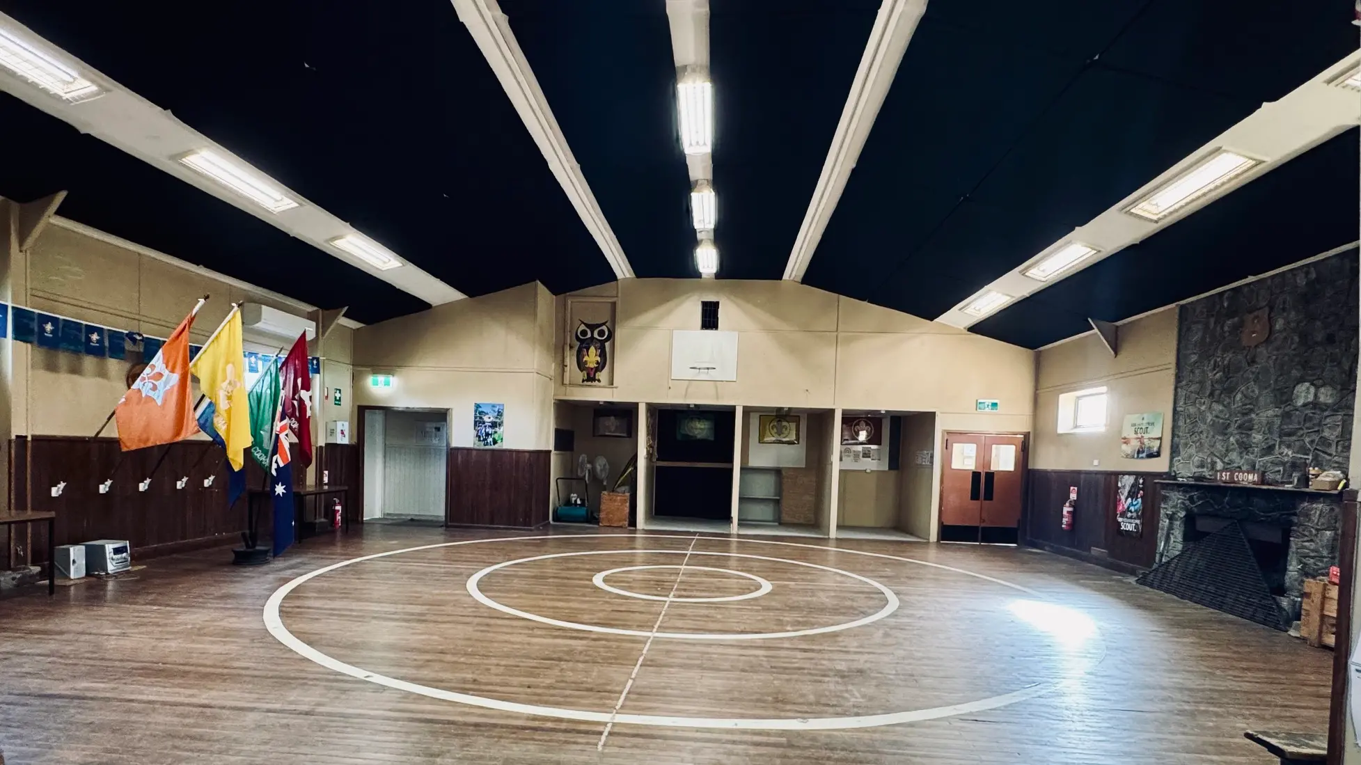 Sound relief to Cooma scouts hall
