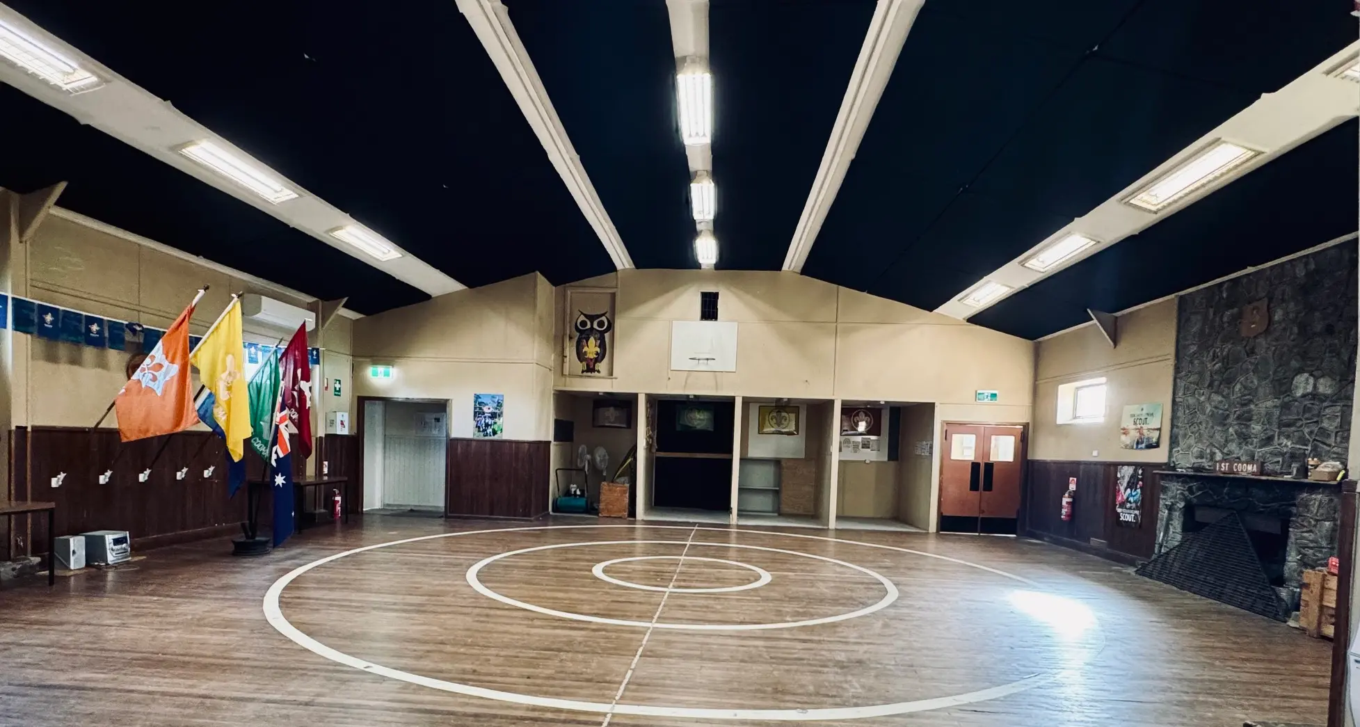 Sound relief to Cooma scouts hall