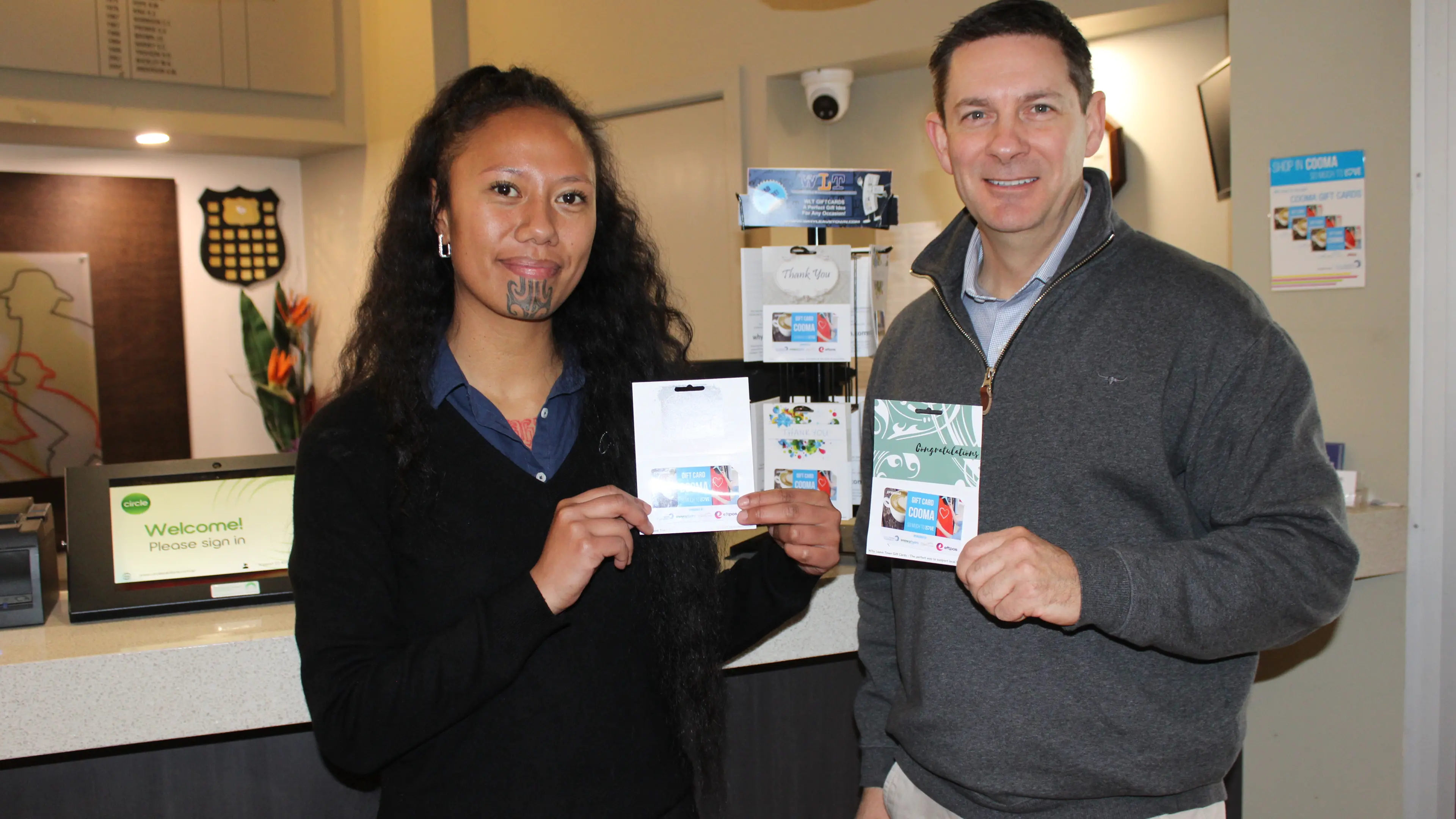 Improvements for Cooma gift cards