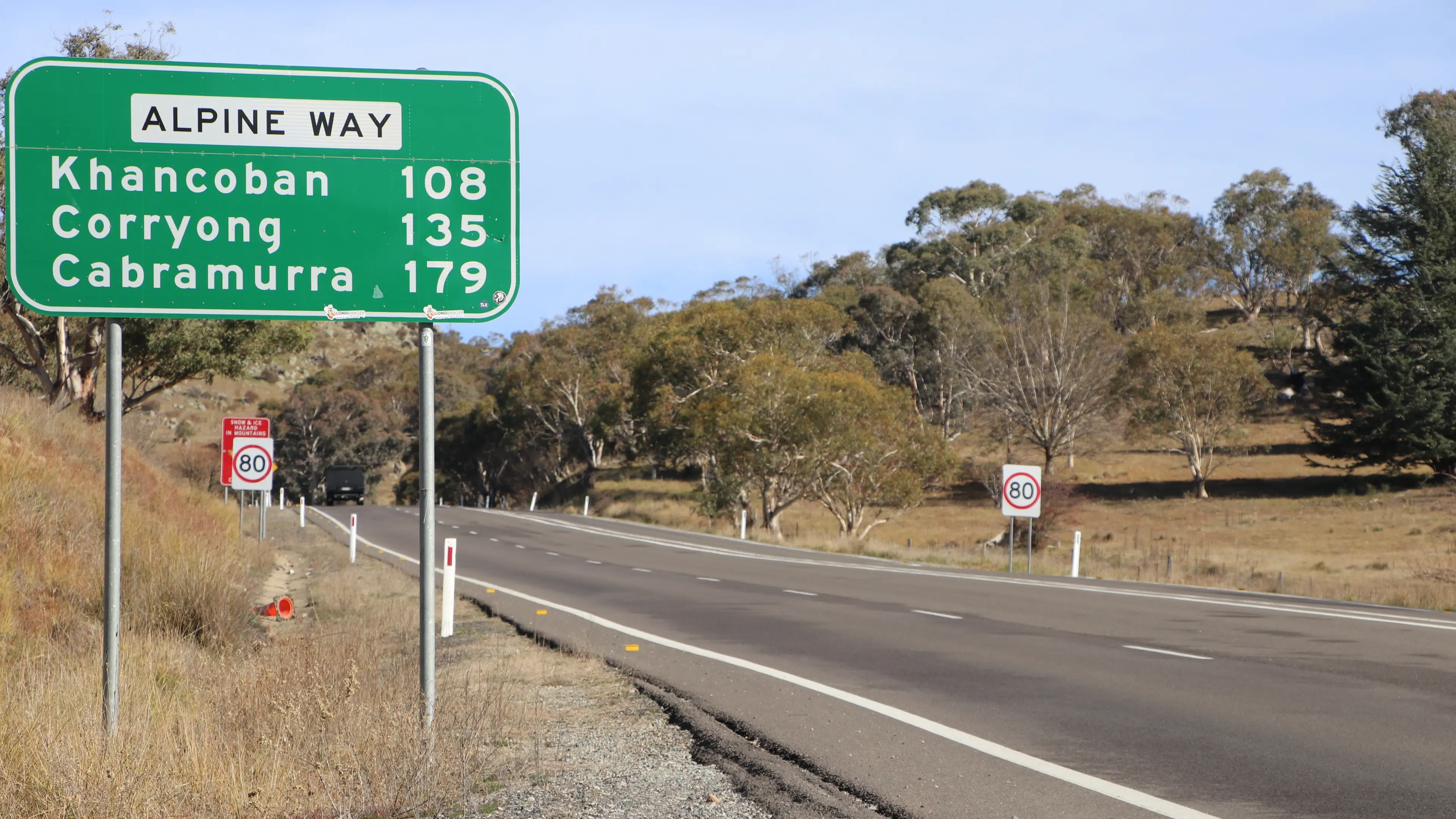 Alpine Way speed change causes frustration