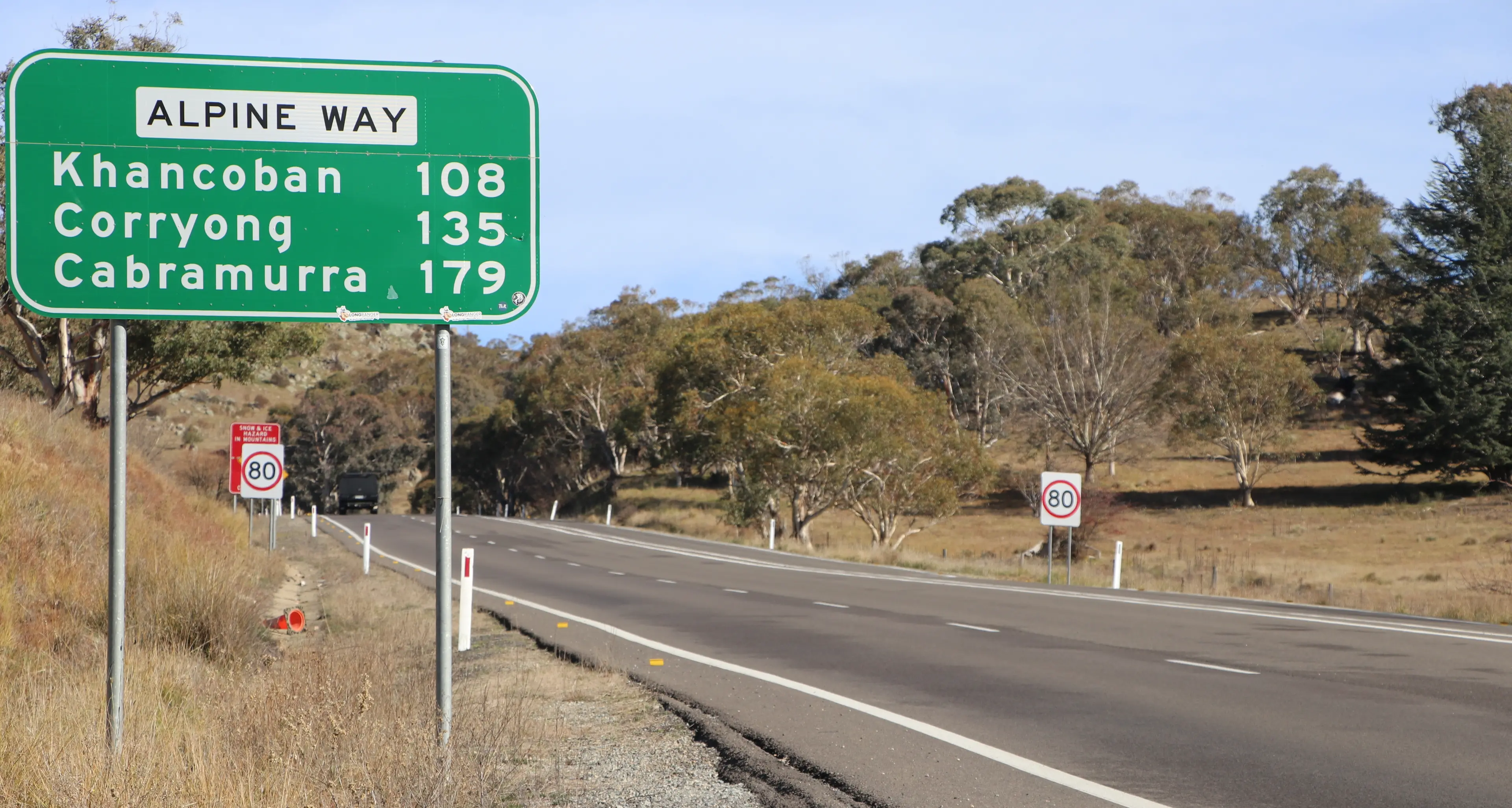 Alpine Way speed change causes frustration