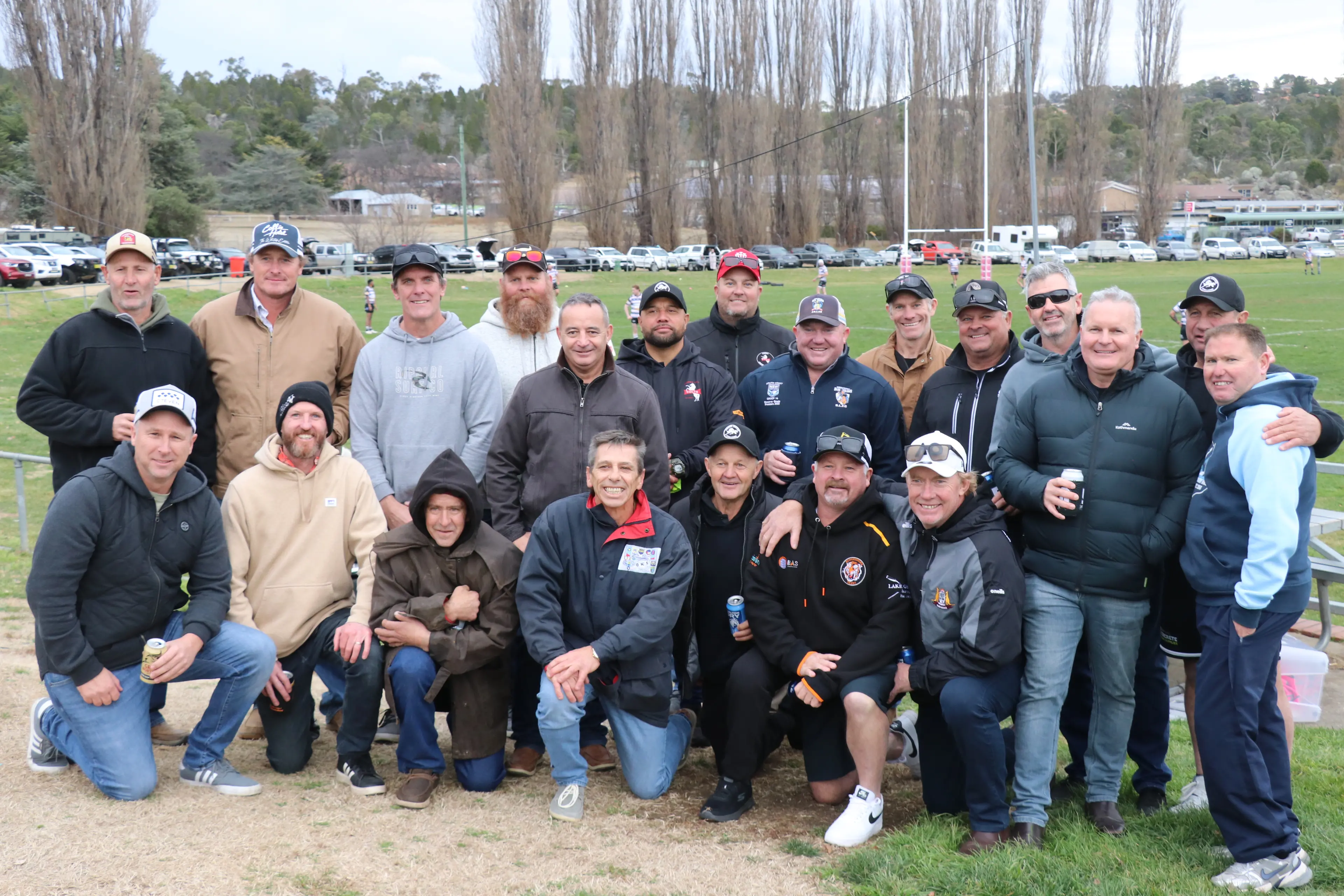 <p>REUNION: The Cooma Stallions 2002 premiership come together for old boy\\'s day and to cheer the current sides on. PHOTO: Nathan Thompson</p>\\n