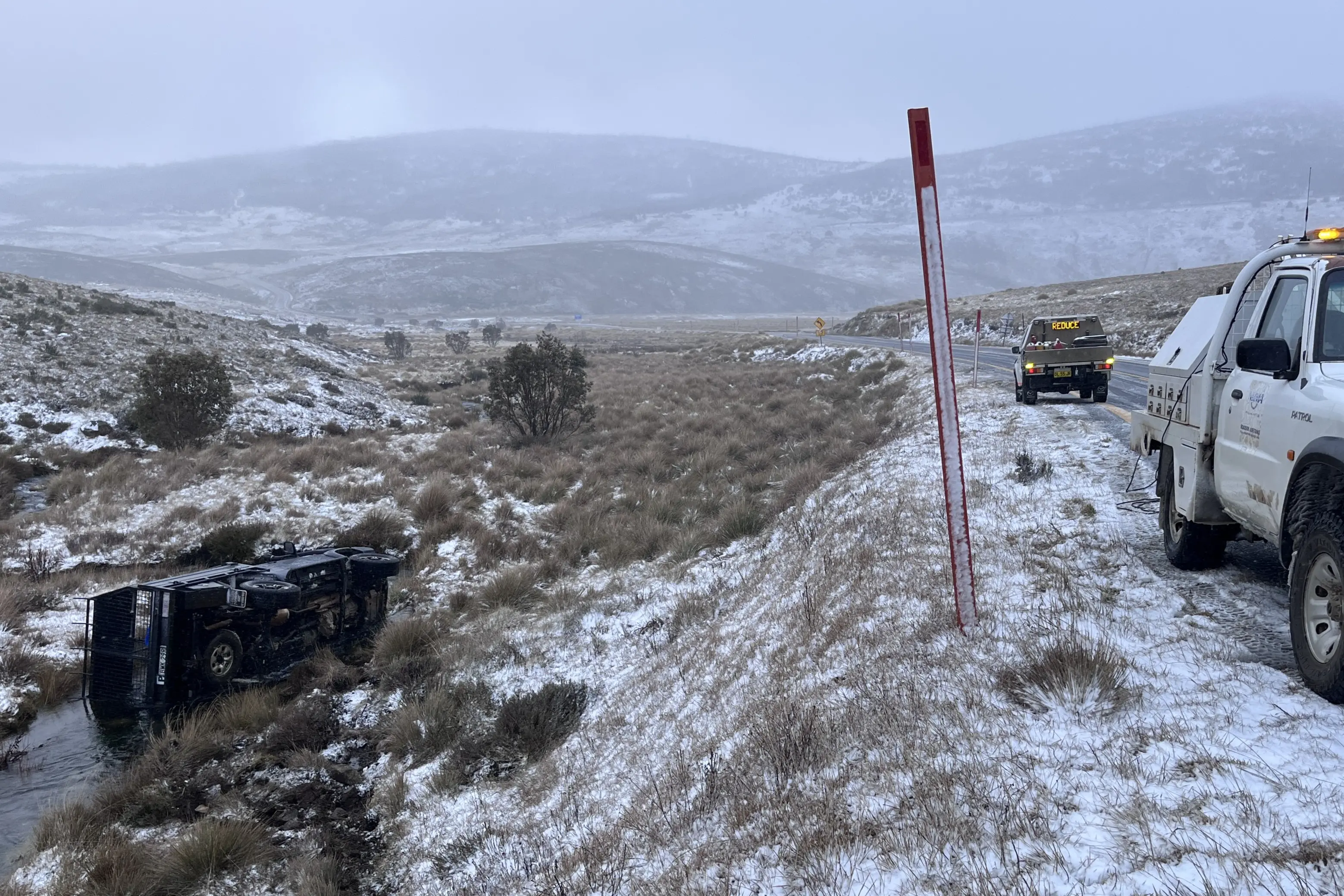 <p>ACCIDENT: Transport for NSW is encouraging motorist to slow down and use snow chains when required following an increase in accidents. PHOTO: Supplied</p>\\n