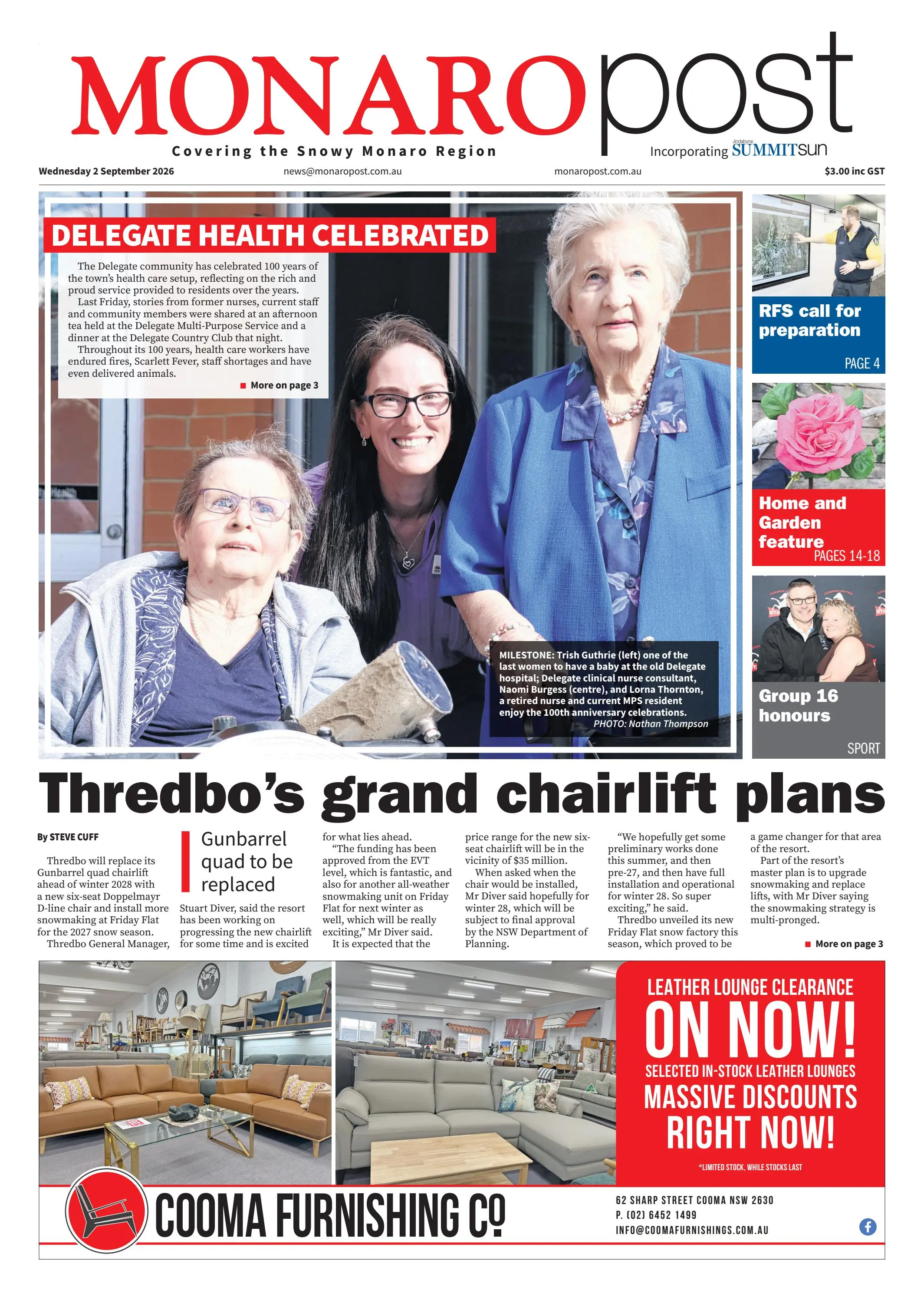 Monaro Post, Wednesday, 2 September, 2026