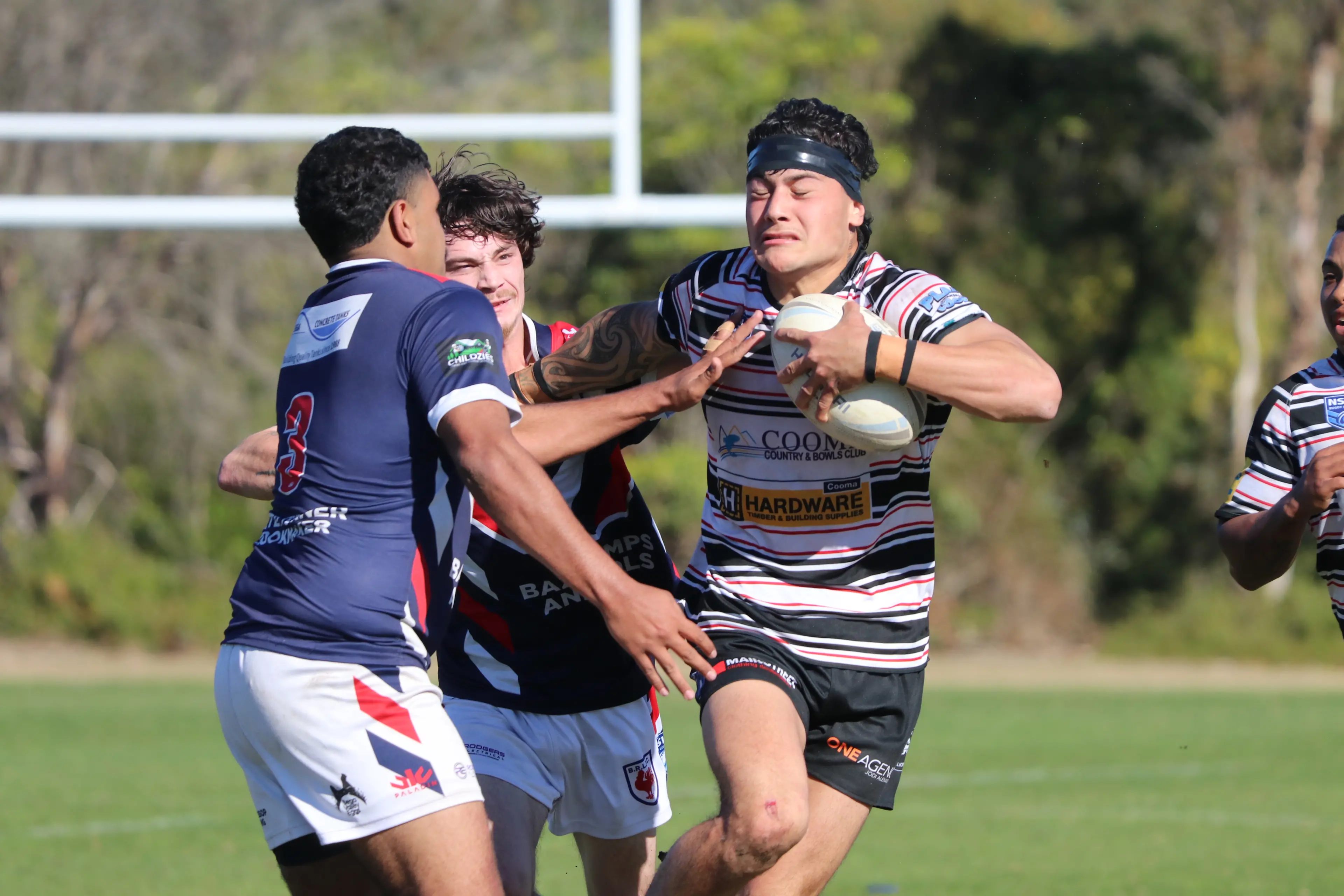 <p>TOP FORM: Cooma Stallions back rower, Tyrell Bartlett, had one of his best games for the club in the win over Tathra. He is pictured a fortnight ago in the must-win clash against Bega. PHOTO: Nathan Thompson</p>\\n