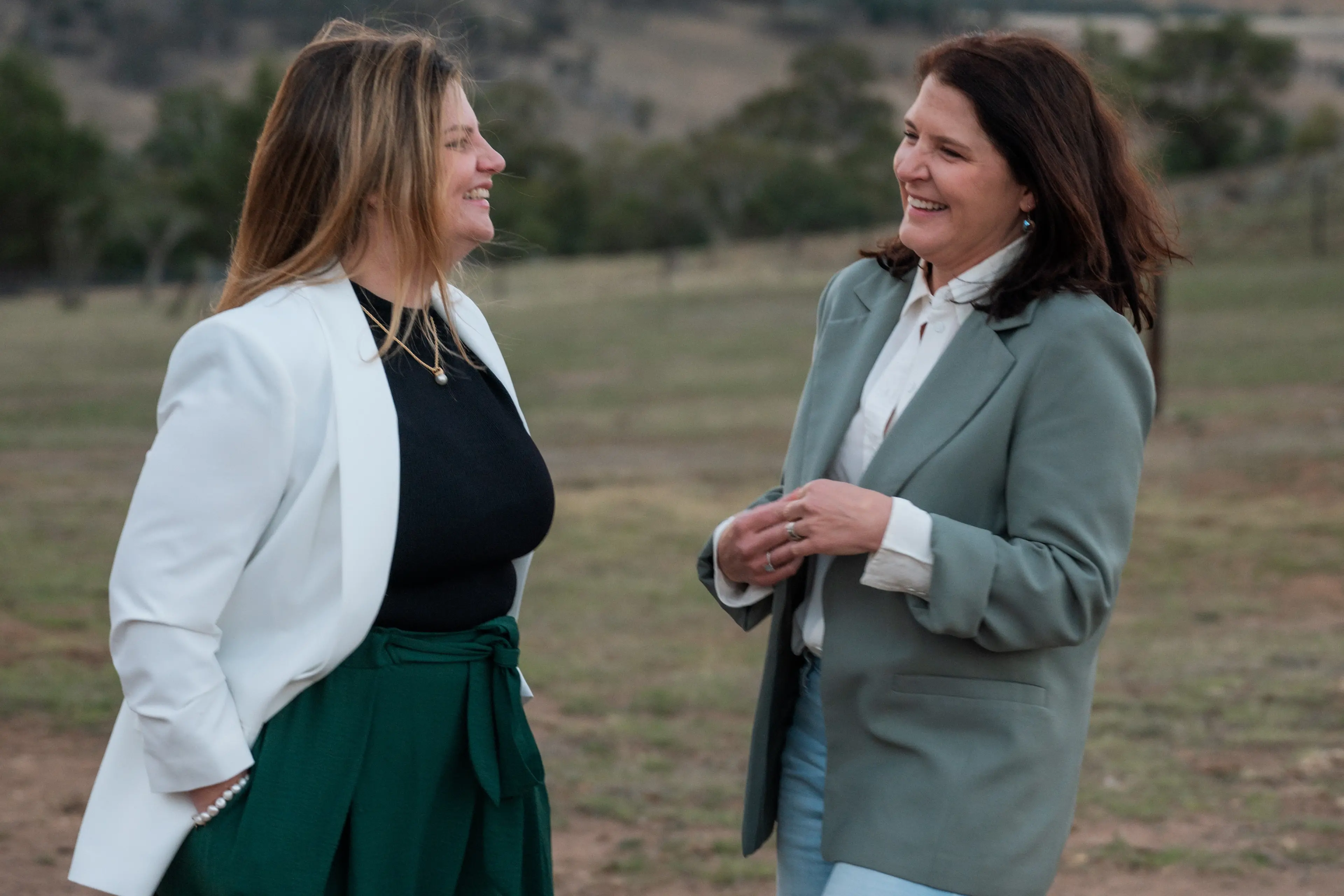 <p>SUPPORT: Sarah Norris and Clare Lawley have launched the Regional Women Collective to connect and empower regional women in business. PHOTO: Supplied</p>\\n