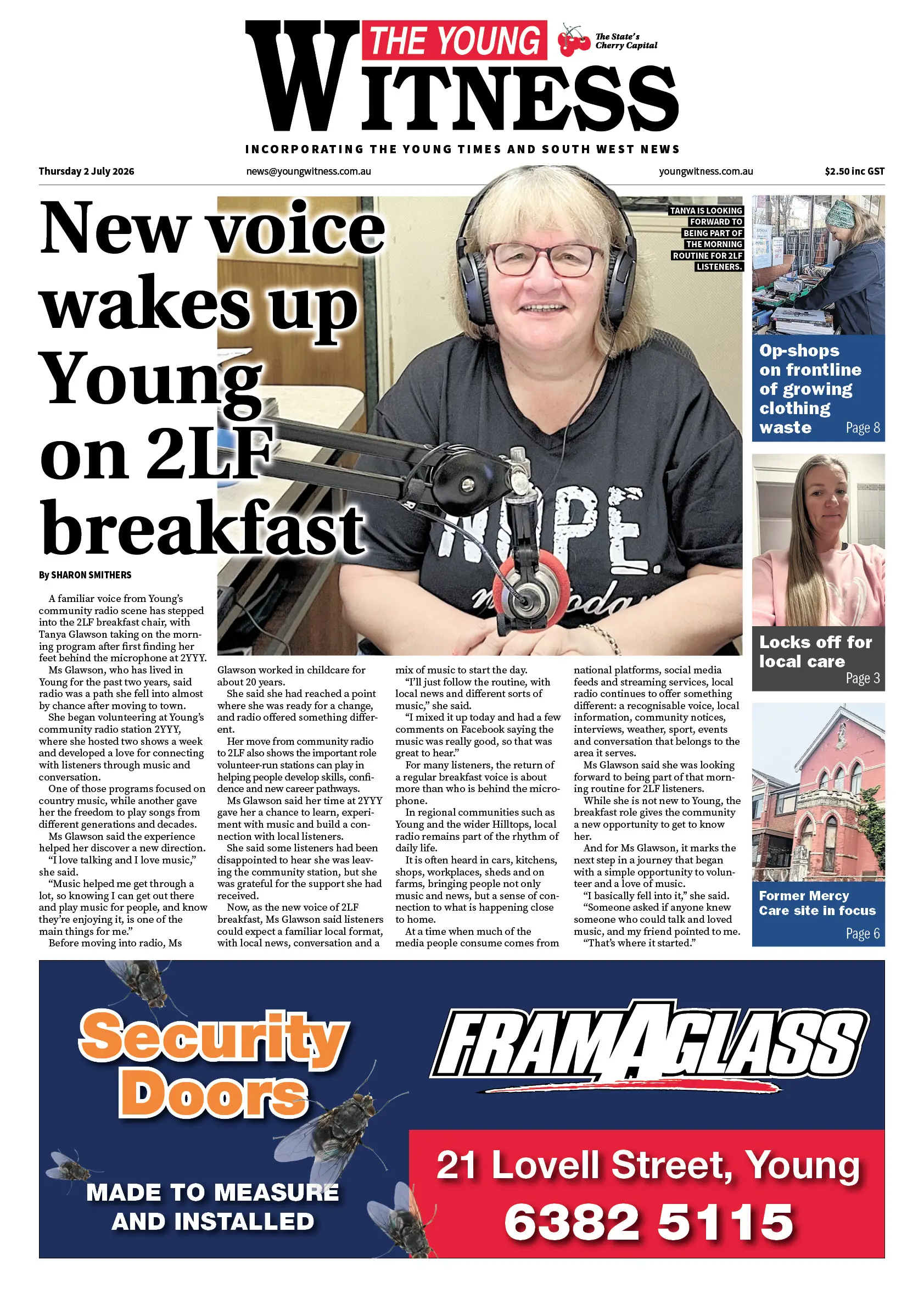 Young Witness, Thursday 2 July 2026