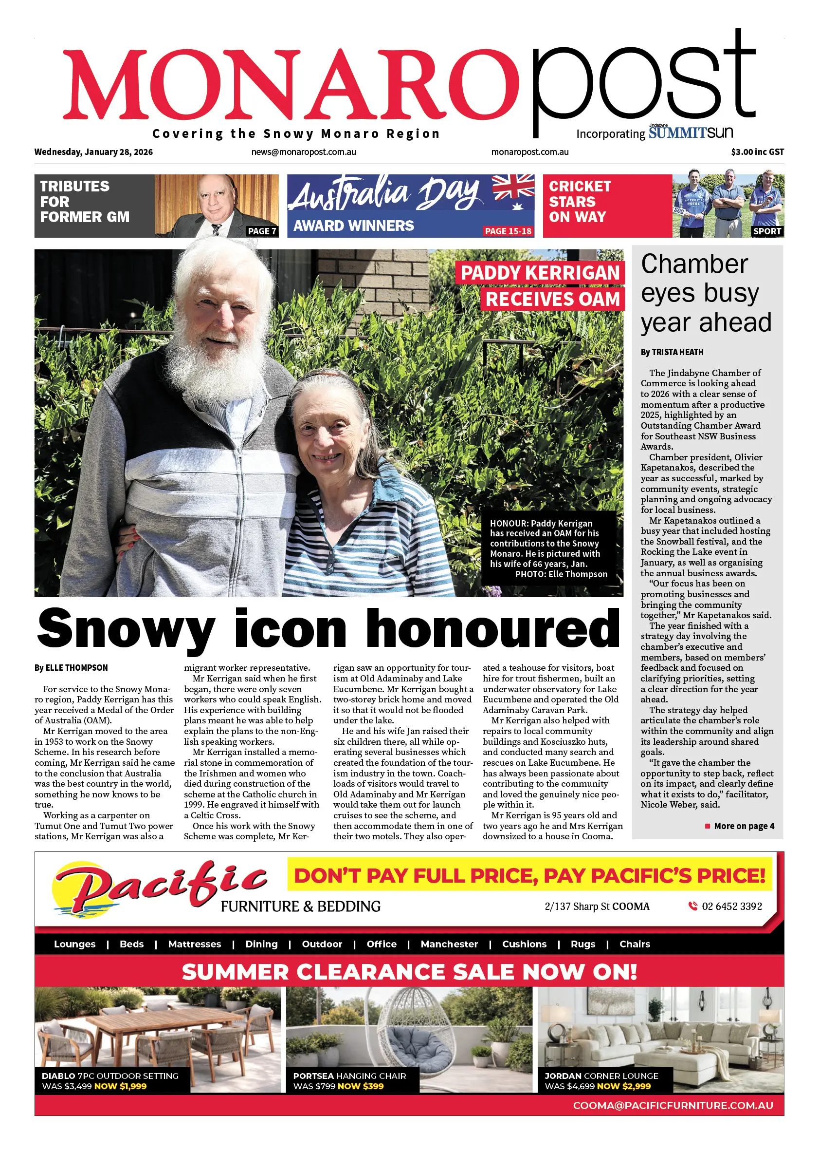 Monaro Post, Wednesday, January 28, 2026