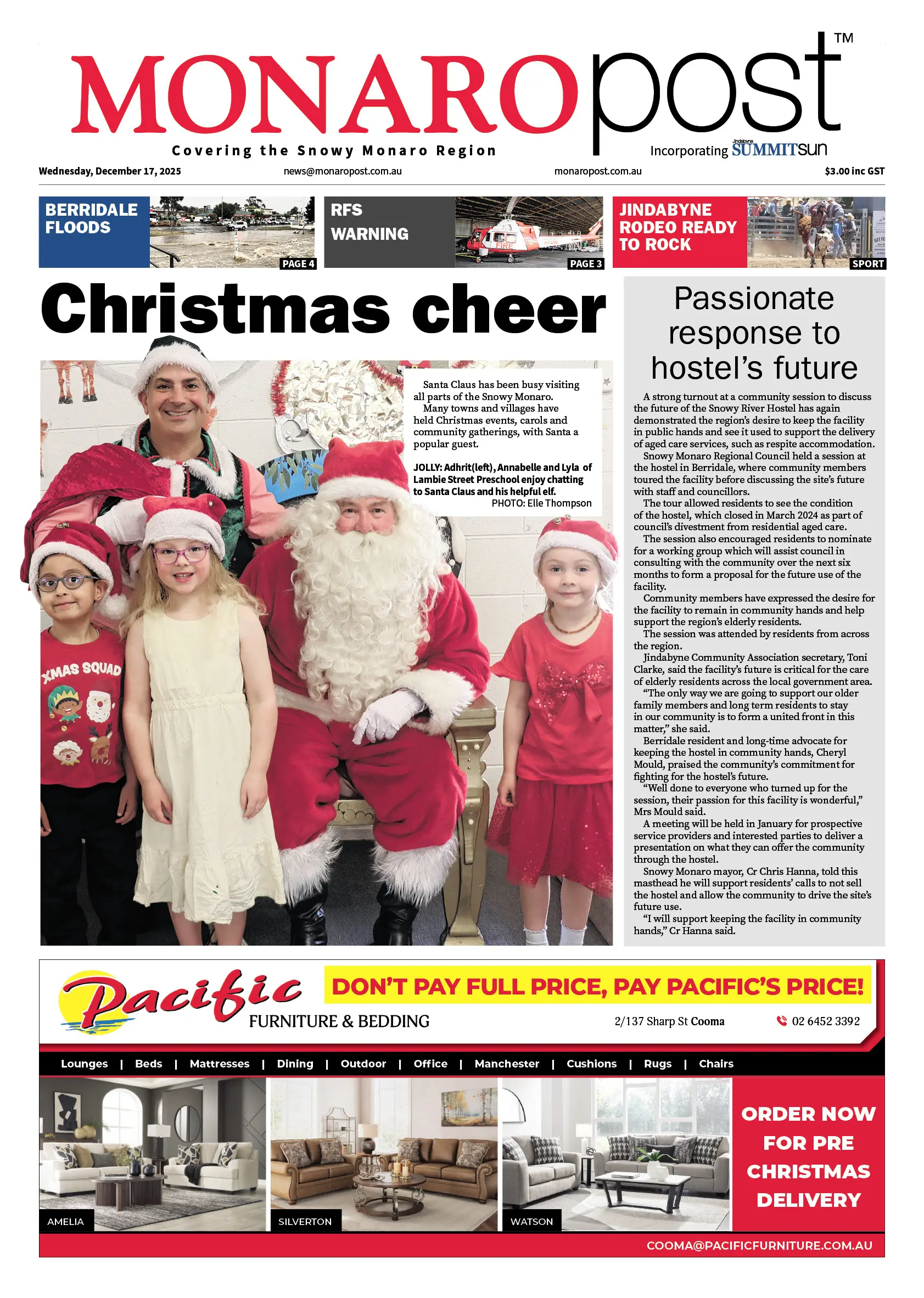 Monaro Post, Wednesday, December 17, 2025