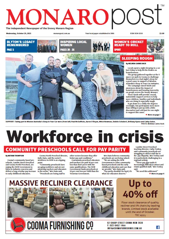 Monaro Post, Wednesday, October 29, 2025