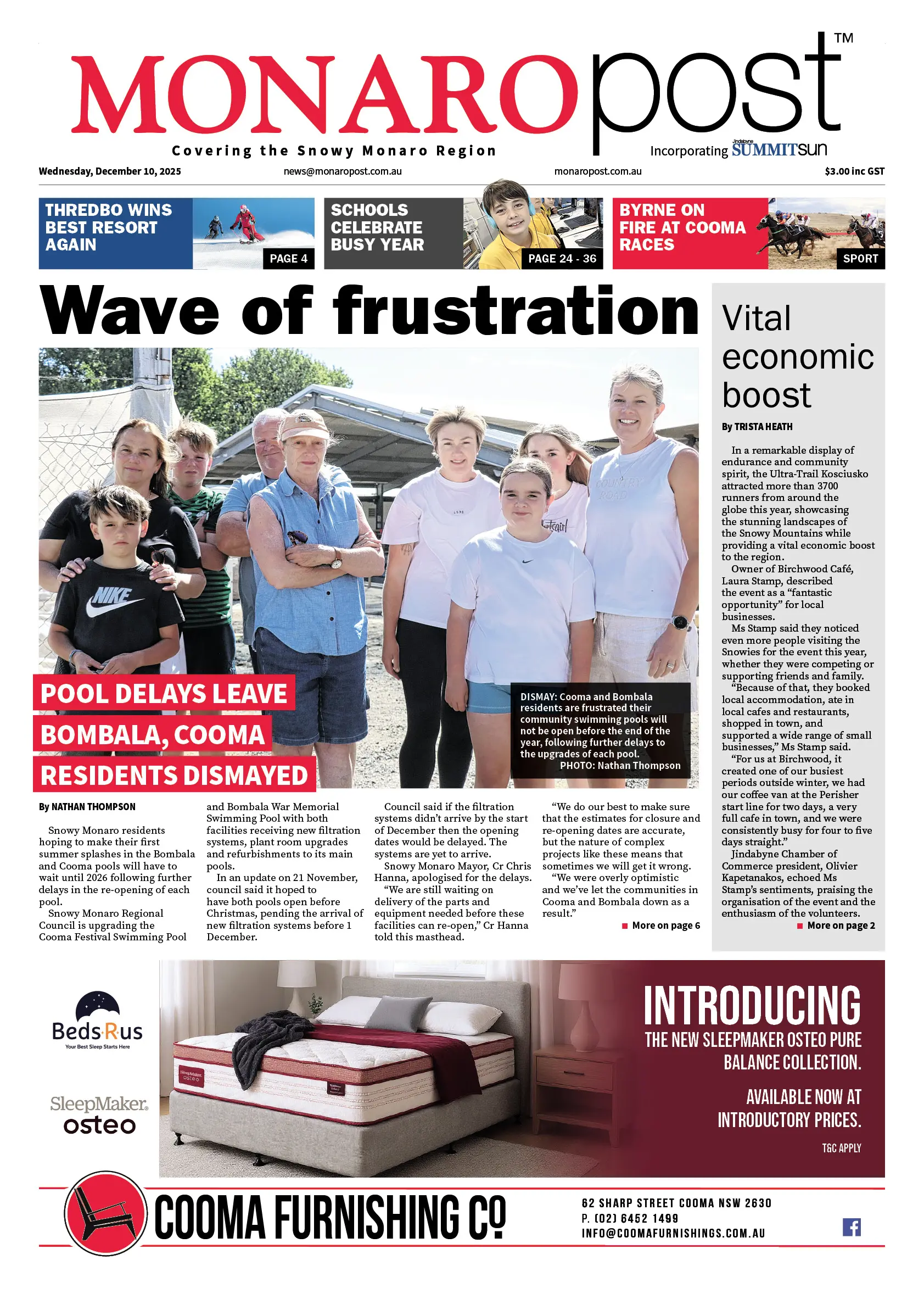 Monaro Post, Wednesday, December 10, 2025