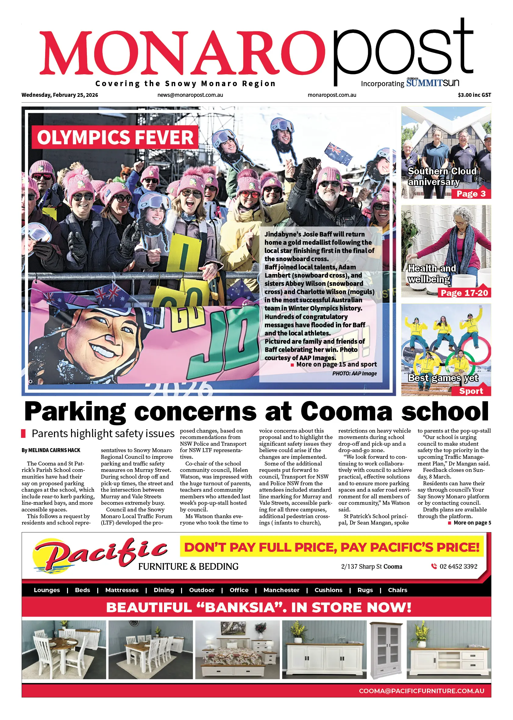 Monaro Post, Wednesday, February 25, 2026