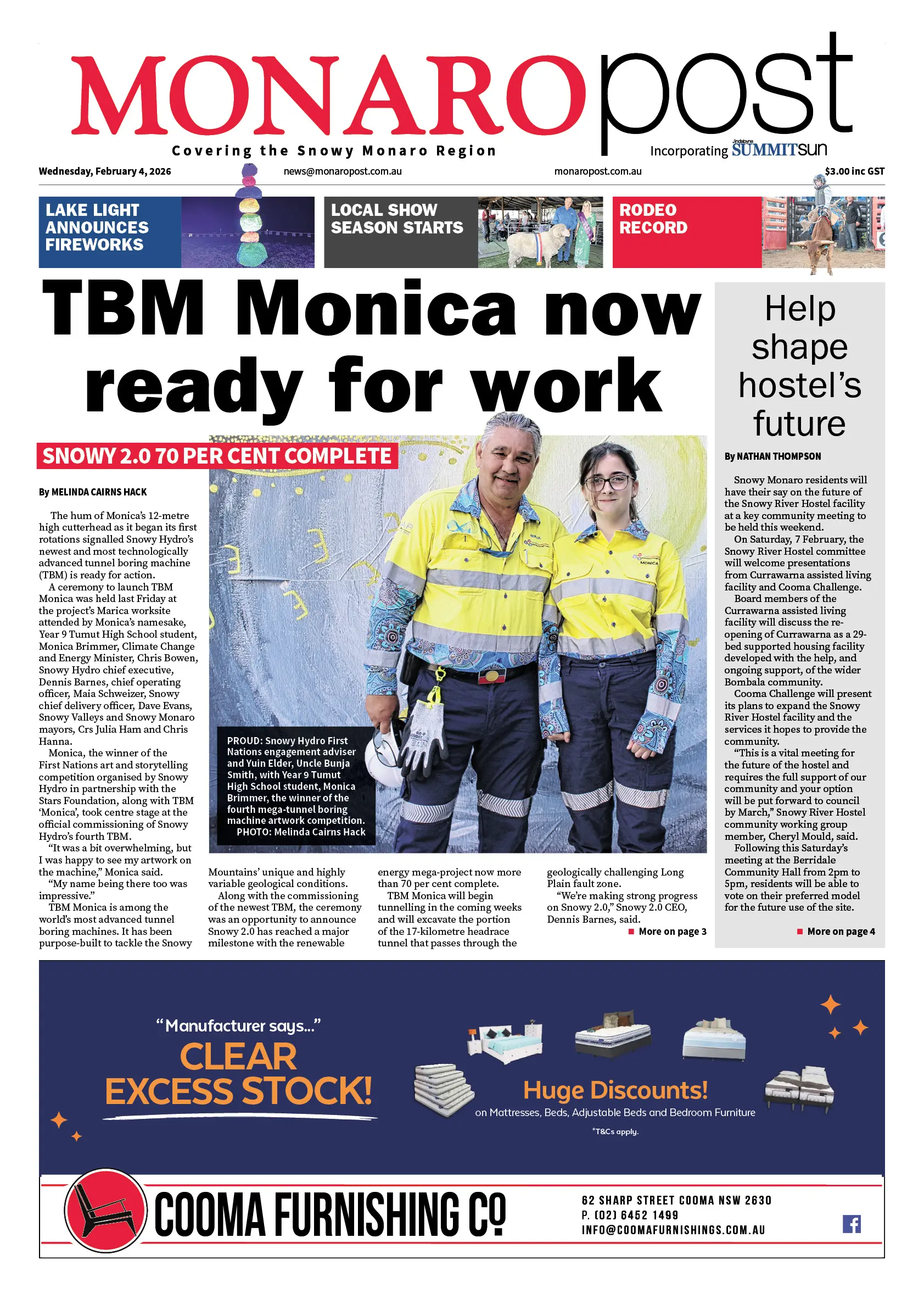 Monaro Post, Wednesday, February 4, 2026